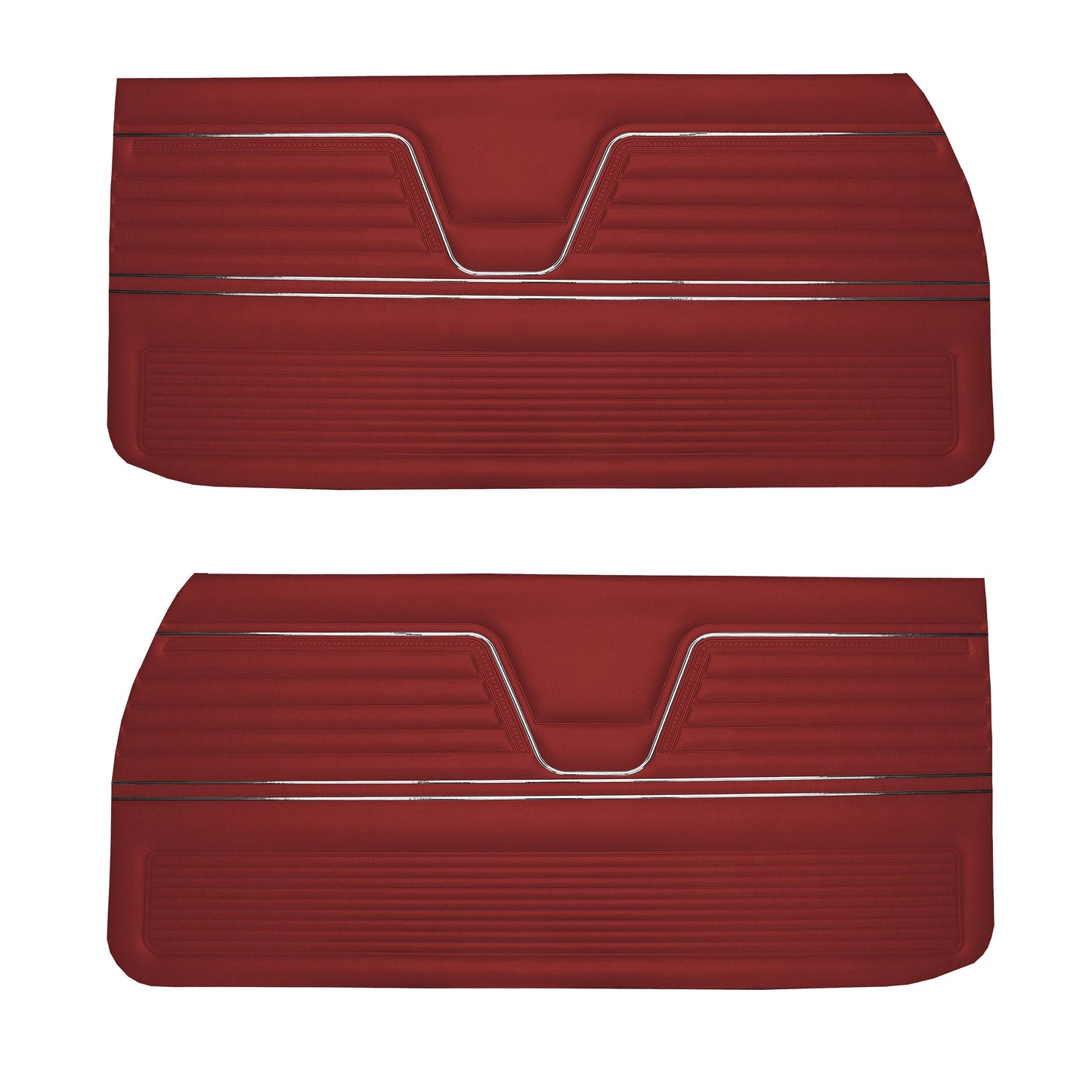 69 CHEVELLE/MALIBU FRONT DOOR PANELS (UNASSEMBLED) - RED