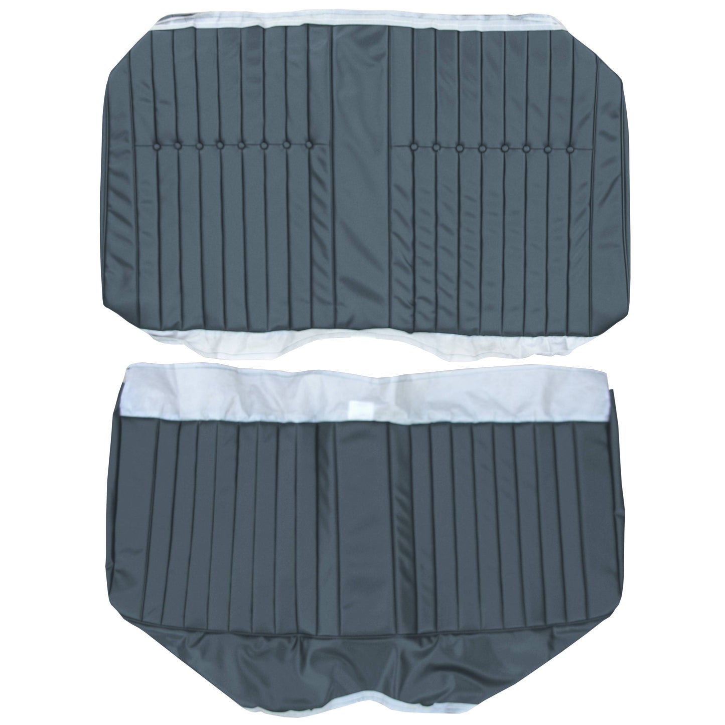 64 SKYLARK SPORT COUPE REAR UPHOLSTERY - BLUE