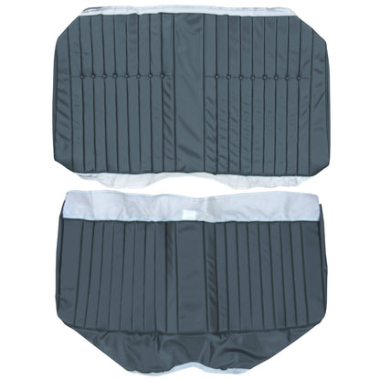 64 SKYLARK SPORT COUPE REAR UPHOLSTERY - BLUE