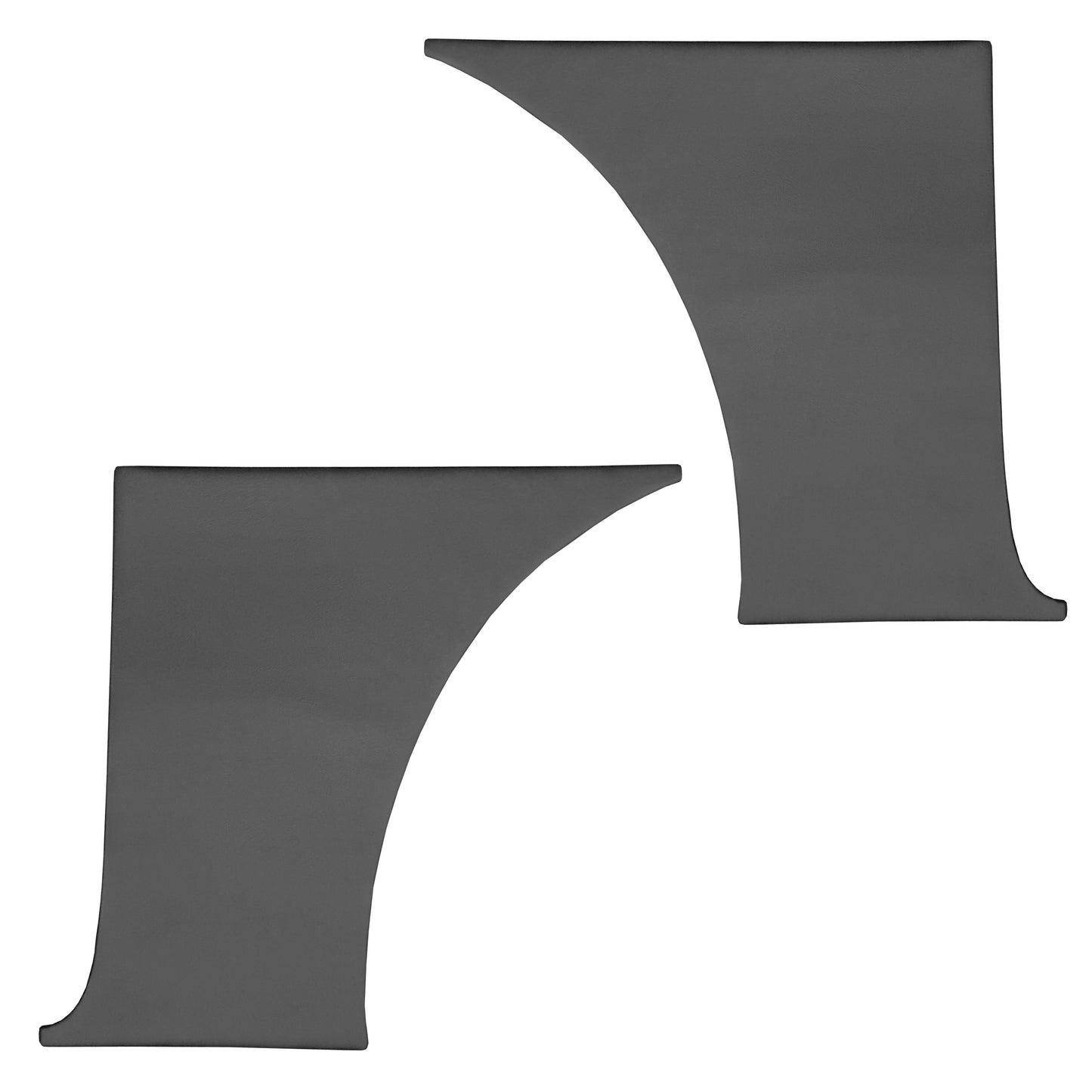 69 AMX REAR QUARTER KICK PANELS - CHARCOAL