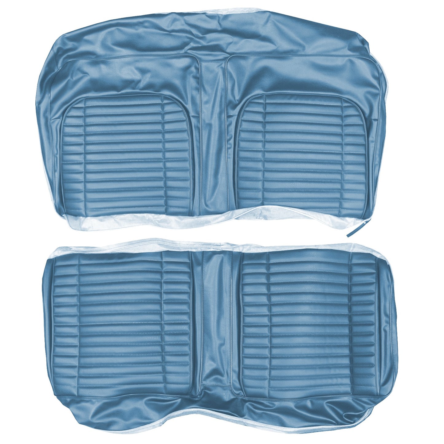 71 CHARGER/SUPERBEE/SATELLITE/ROADRUNNER/GTX REAR UPHOLSTERY - BRIGHT BLUE