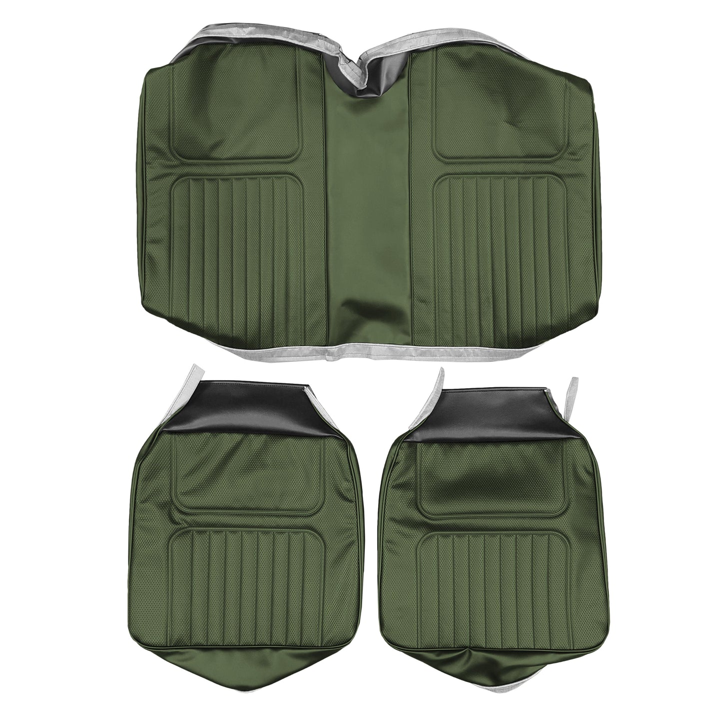 70 CAMARO "STANDARD" HARDTOP REAR UPHOLSTERY - GREEN