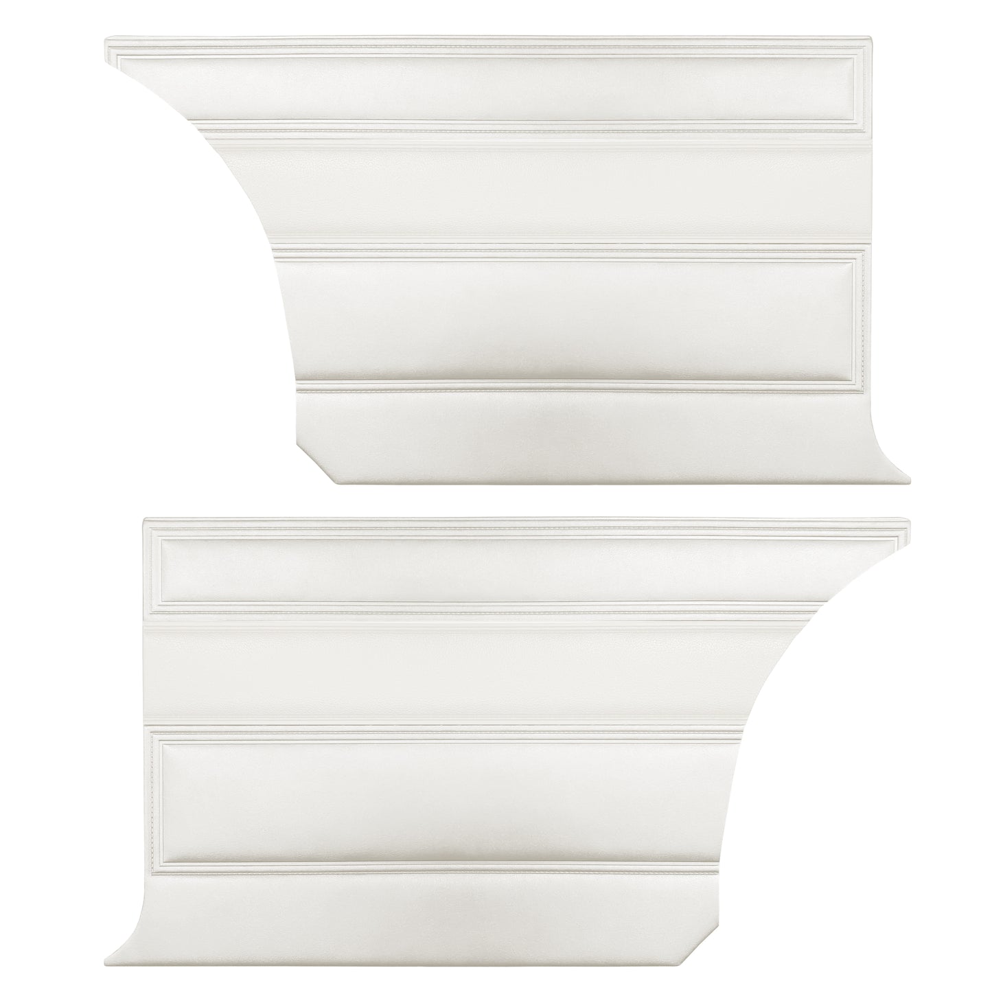 67 BELVEDERE II HARDTOP REAR PANELS - PEARL WHITE