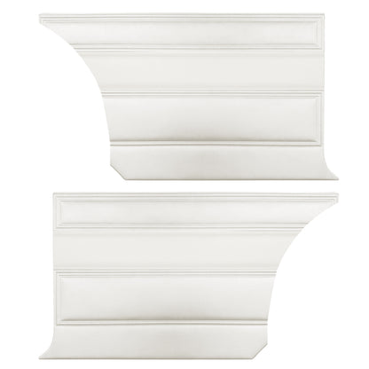 67 BELVEDERE II HARDTOP REAR PANELS - PEARL WHITE