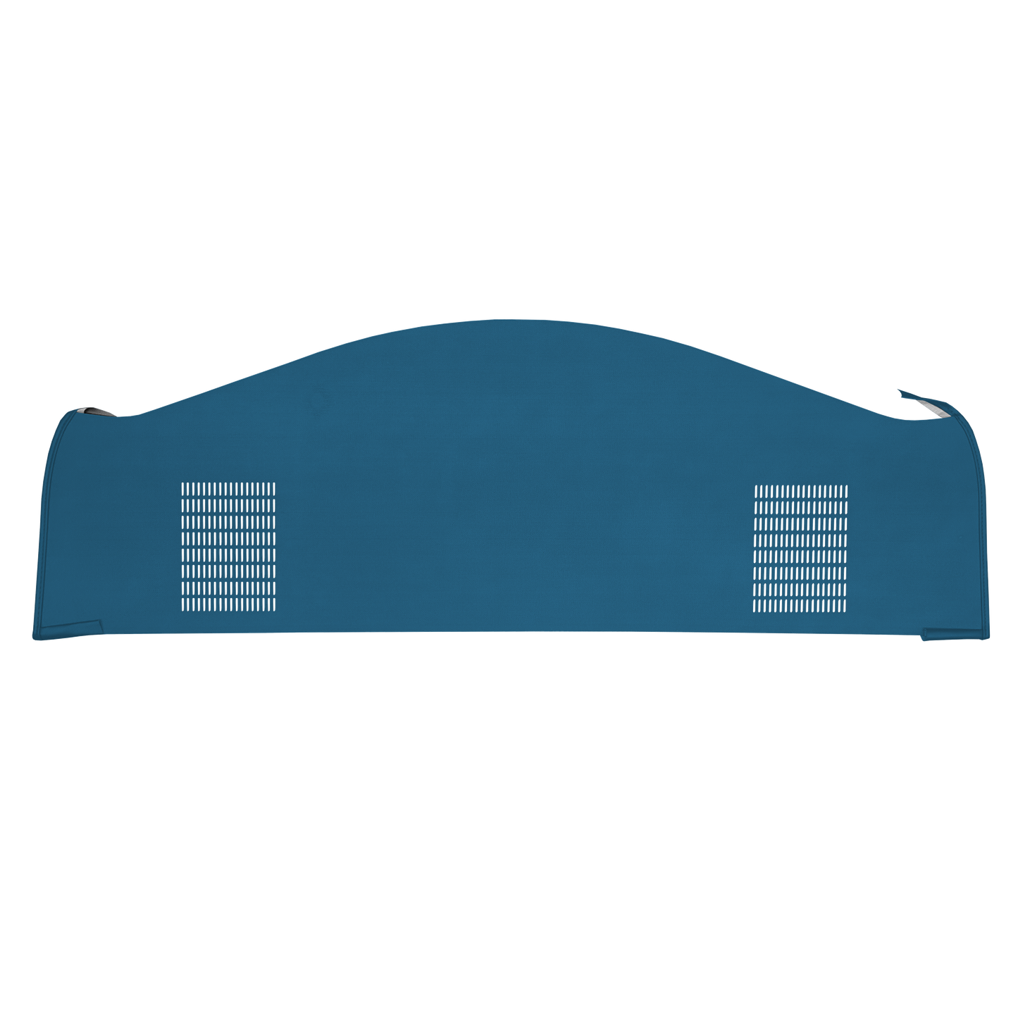 70 DODGE/PLYMOUTH B-BODY HARDTOP (NOT CHARGER) PACKAGE TRAY WITH SAME DIRECTION SPEAKER CUT-OUTS - BRIGHT BLUE
