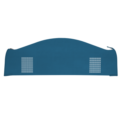 70 DODGE/PLYMOUTH B-BODY HARDTOP (NOT CHARGER) PACKAGE TRAY WITH SAME DIRECTION SPEAKER CUT-OUTS - BRIGHT BLUE