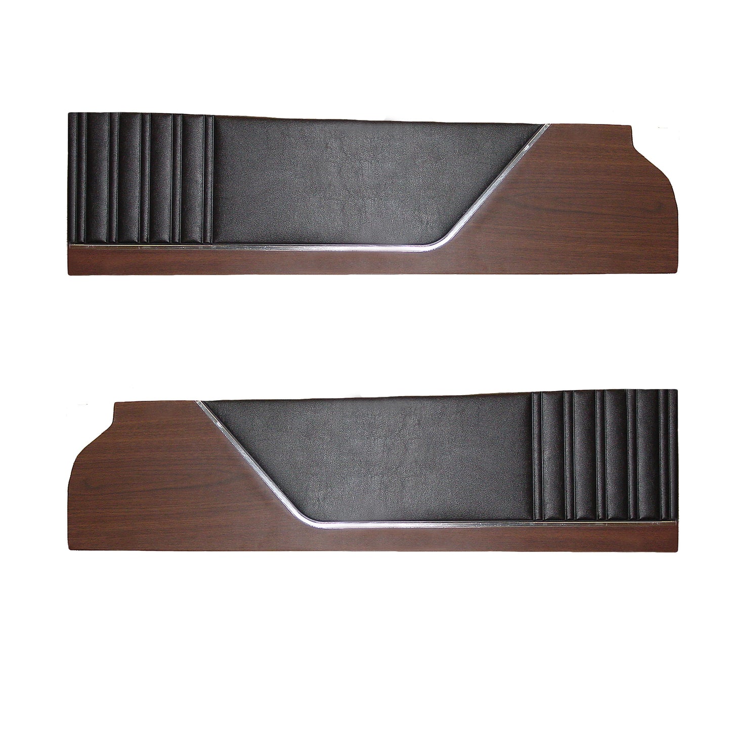 73 SATELLITE SEBRING PLUS FRONT UPPER DOOR PANELS (COACHMAN GRAIN) - BLACK