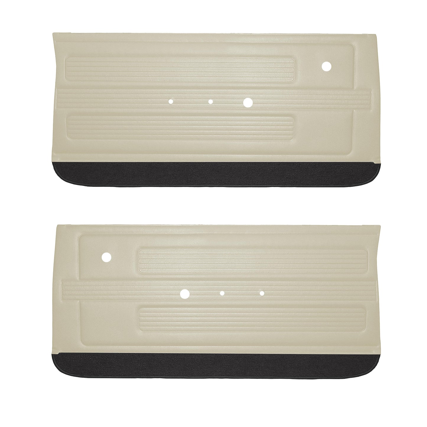67 GTO/LEMANS FRONT DOOR PANELS - PARCHMENT