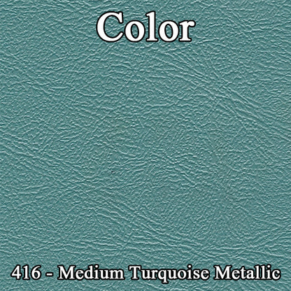 63 DODGE 330/440 SEDAN PACKAGE TRAY W/O SPEAKER CUT-OUTS - TURQUOISE