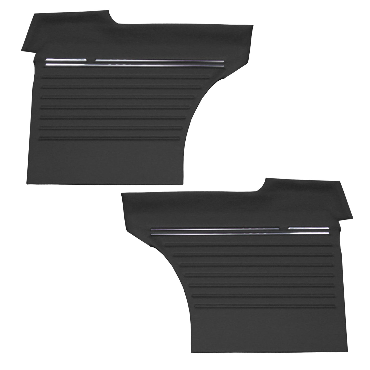 70 REBEL/REBEL MACHINE HARDTOP REAR PANELS (UNASSEMBLED) - BLACK