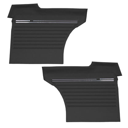 70 REBEL/REBEL MACHINE HARDTOP REAR PANELS (UNASSEMBLED) - BLACK