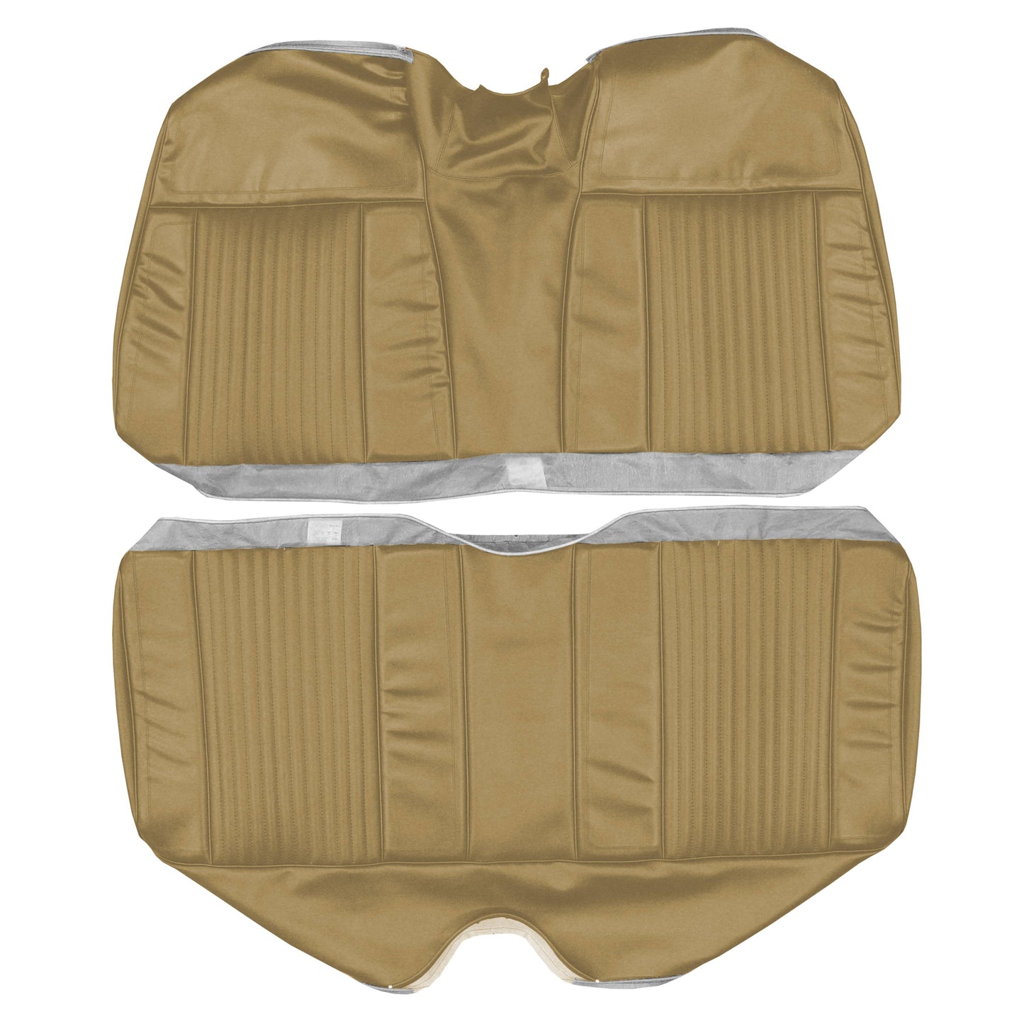 66 CHRYSLER 300 CONVERTIBLE REAR UPHOLSTERY - GINGER TAN