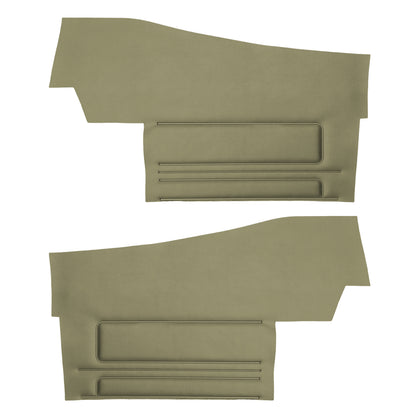 68 GTO/LEMANS CONVERTIBLE REAR PANELS (UNASSEMBLED) - WILLOW GOLD
