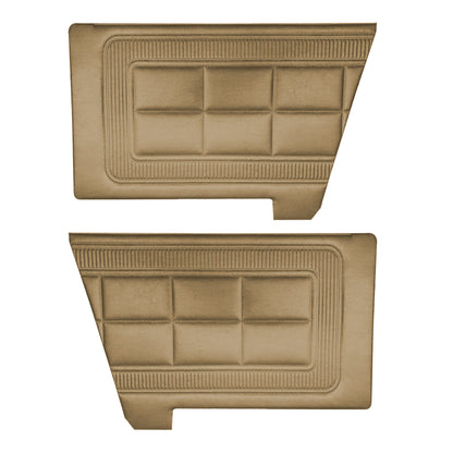 69 DART CUSTOM HARDTOP REAR PANELS - SADDLE