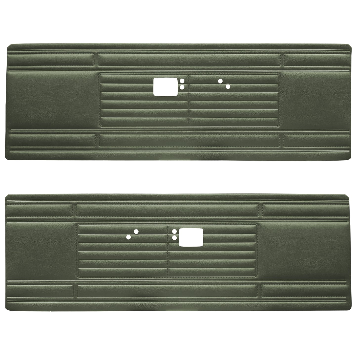 69 BARRACUDA "STANDARD" FRONT DOOR PANELS - GREEN