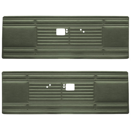 69 BARRACUDA "STANDARD" FRONT DOOR PANELS - GREEN