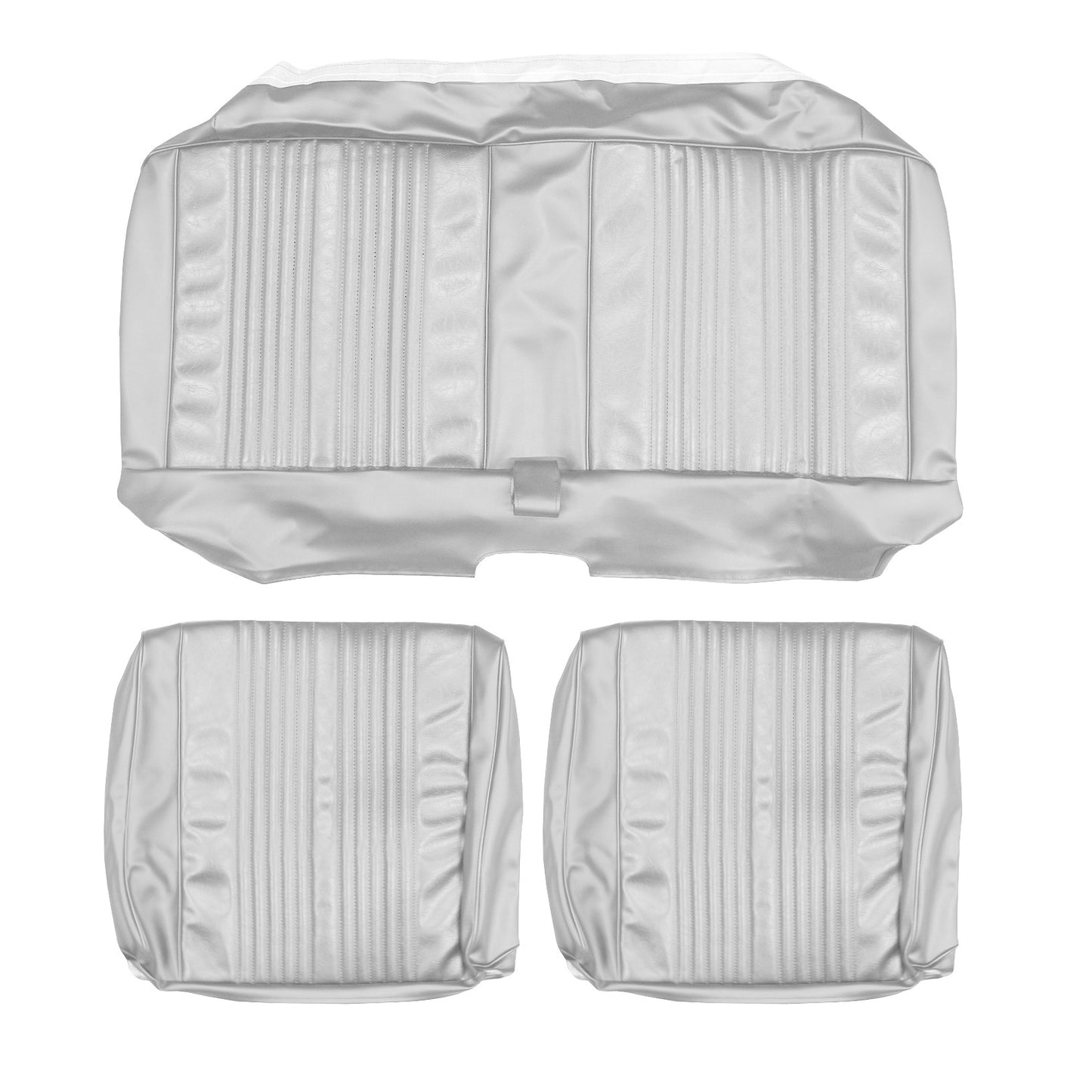 67 DART 270 SPLIT BENCH UPHOLSTERY - PEARL WHITE