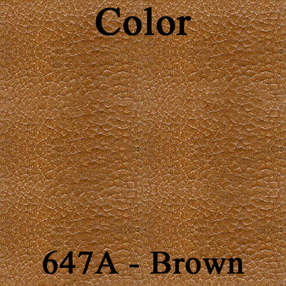 1973 AMC GREMLIN/HORNET BUCKET SEAT UPH - PARCHMENT/SRM BROWN