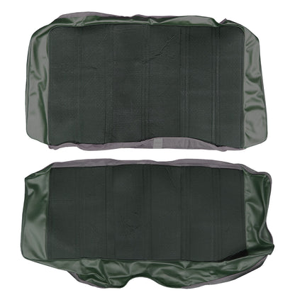 70 SATELLITE HARDTOP REAR CLOTH UPHOLSTERY - SRM GREEN CLOTH/GREEN