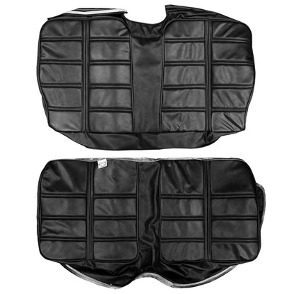 69 BARRACUDA "DELUXE" FASTBACK REAR UPHOLSTERY - BLACK
