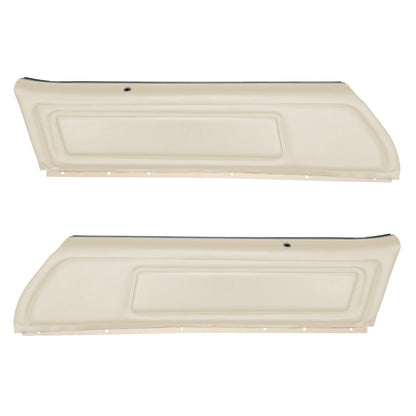 73-74 FIREBIRD/TRANS AM "DELUXE" UPPER DOOR PANELS (PRE-ASSEMBLED) - WHITE