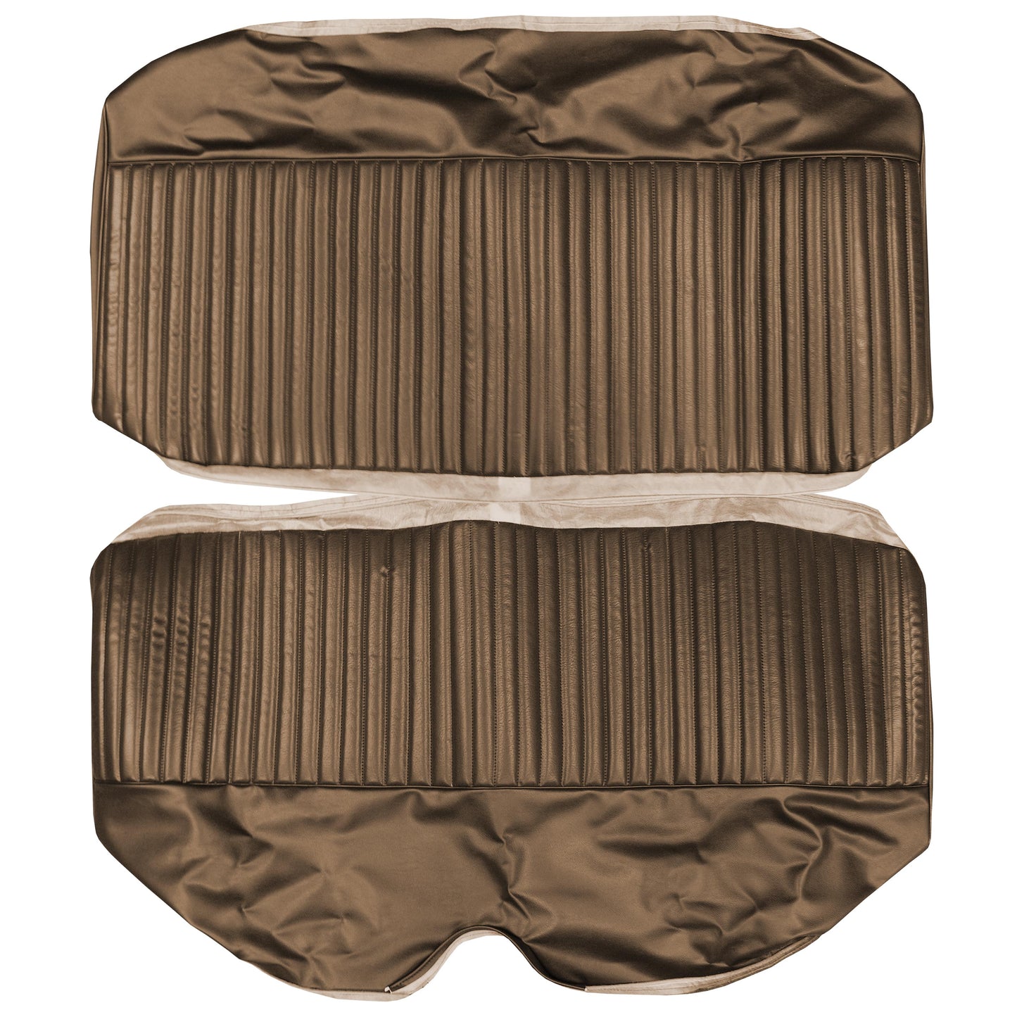 70 DART SWINGER "DELUXE" HTP REAR UPHOLSTERY - BROWN
