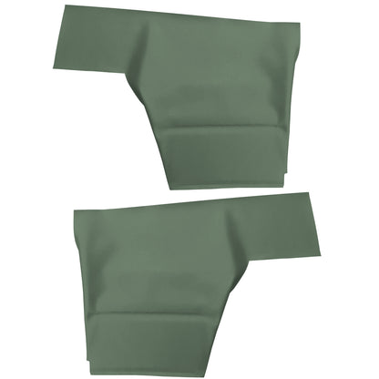 69 CAMARO "DELUXE" CONVERTIBLE REAR PANELS - DARK GREEN