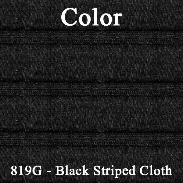 67 SKYLARK SPLIT BENCH UPH SRM BLACK CLOTH/BLACK