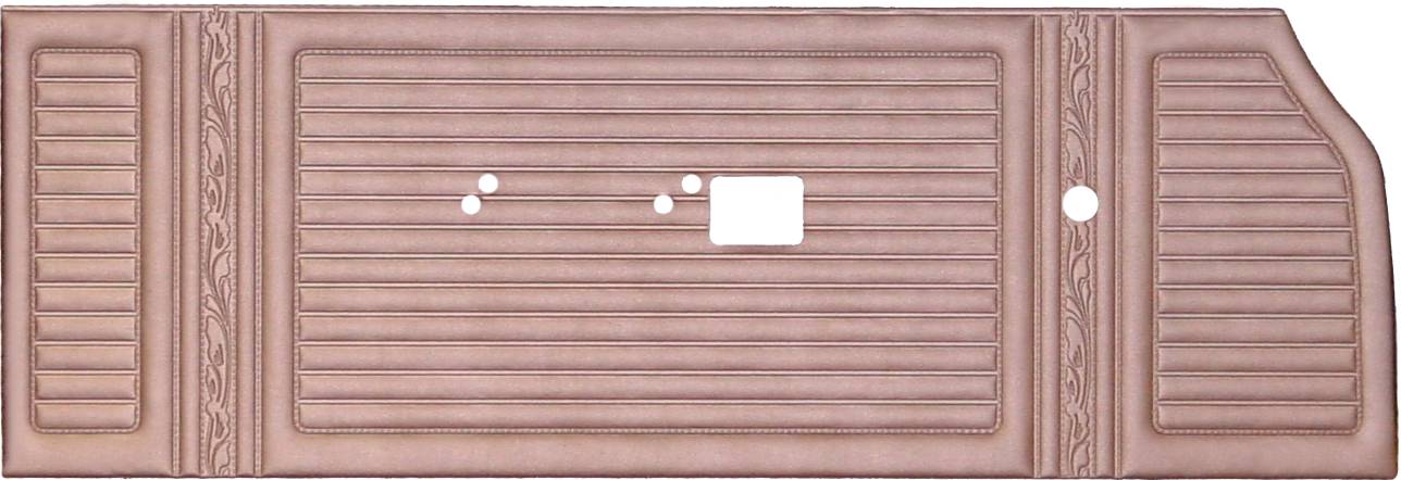 67 SATELLITE/GTX FRONT DOOR PANELS - COPPER