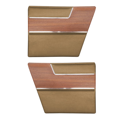 69 BARRACUDA "DELUXE" FASTBACK REAR PANELS - SADDLE