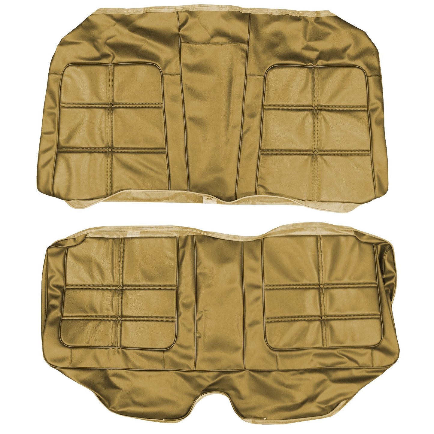 69 CHARGER/DAYTONA HARDTOP REAR UPHOLSTERY - SADDLE
