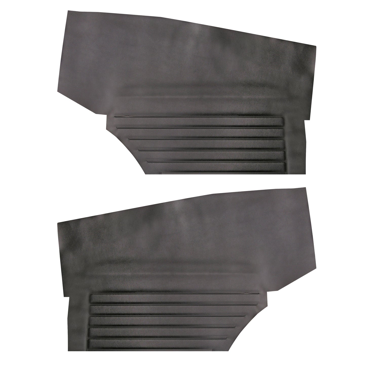 68 CAMARO "STANDARD" HARDTOP REAR PANELS W/ FOLD-DOWN SEAT (UNASSEMBLED) - BLACK