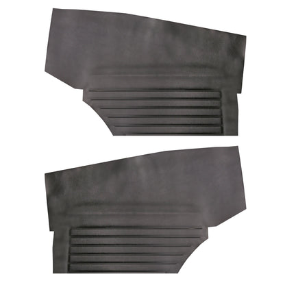 68 CAMARO "STANDARD" HARDTOP REAR PANELS W/ FOLD-DOWN SEAT (UNASSEMBLED) - BLACK