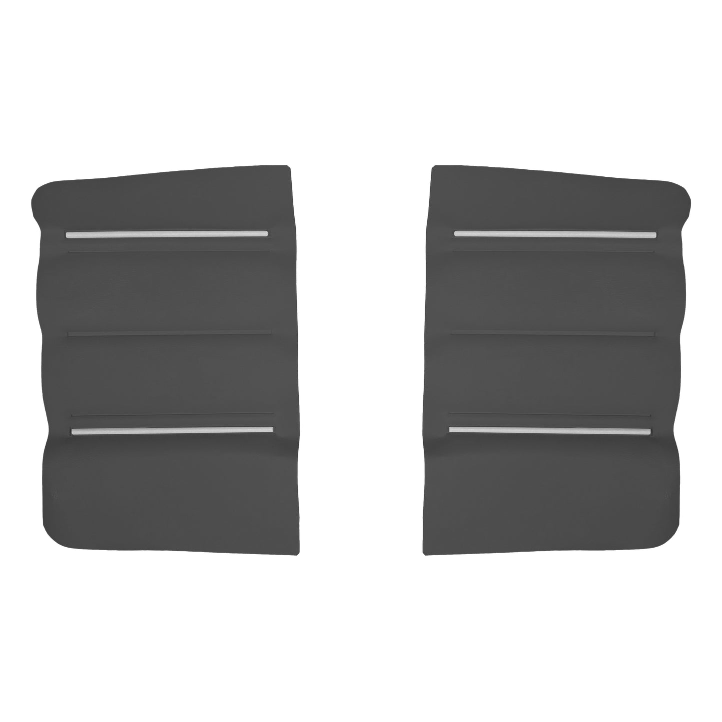 70 SPORT SATELLITE/ROADRUNNER/GTX CONVERTIBLE REAR PANELS - BLACK W/ SILVER WELT