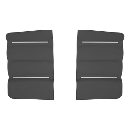 70 SPORT SATELLITE/ROADRUNNER/GTX CONVERTIBLE REAR PANELS - BLACK W/ SILVER WELT