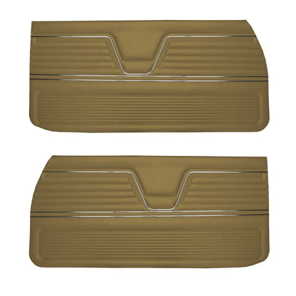 69 EL CAMINO DOOR PANELS (UNASSEMBLED) - SRM SADDLE