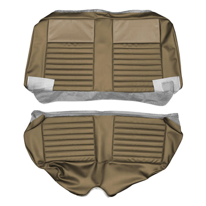 66 VALIANT SIGNET HARDTOP REAR UPHOLSTERY - SRM LIGHT GOLD/GOLD