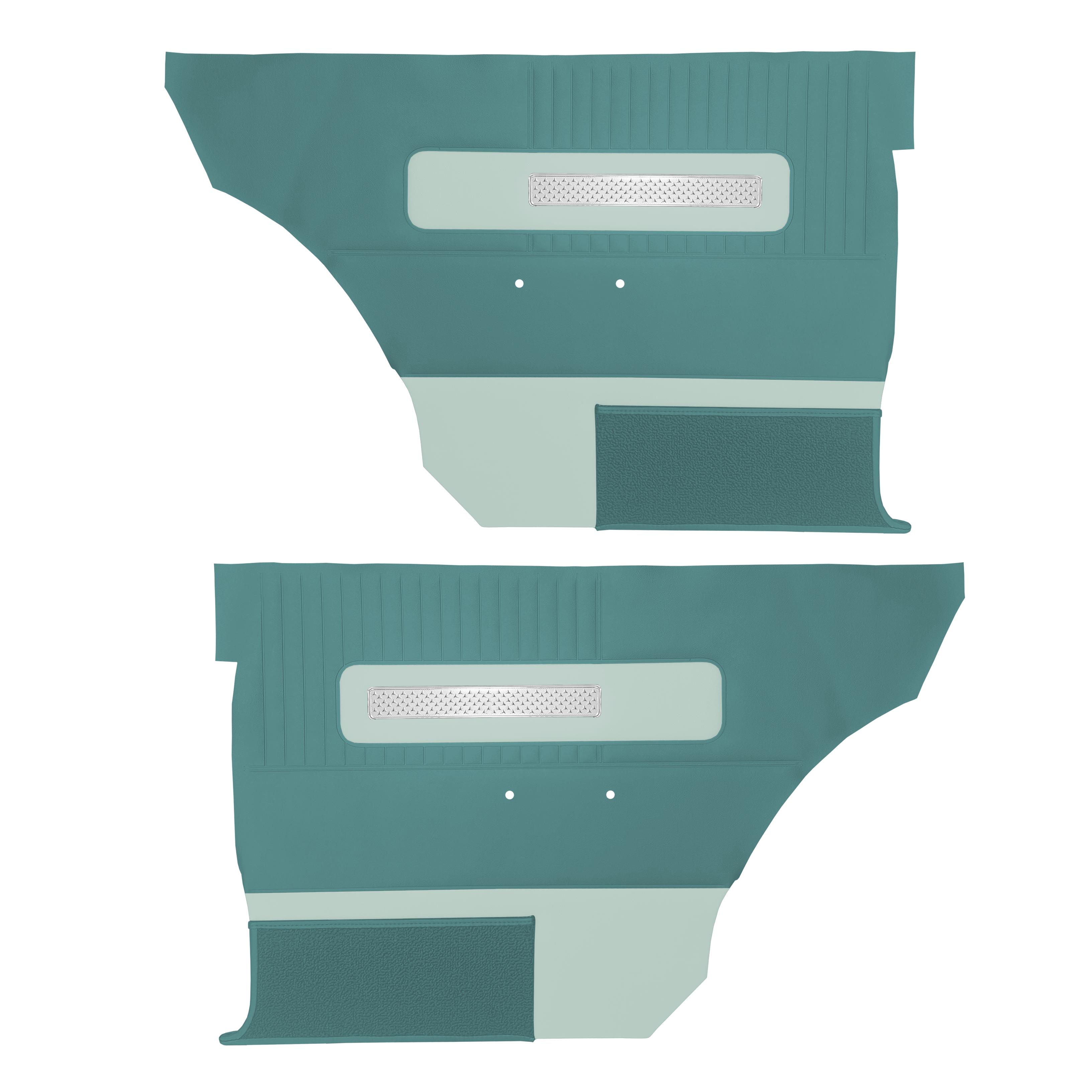 64 Polara 500 Htp Panels - Met Turq W/Srm Lt Turq Accent