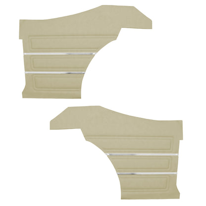 69 SKYLARK/GS "STANDARD" SPORT COUPE REAR PANELS (UNASSEMBLED) - PARCHMENT