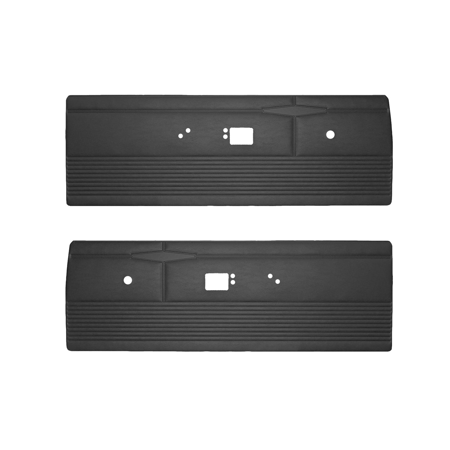 68 DART GT/GTS FRONT DOOR PANELS - BLACK