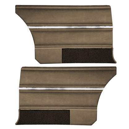 64 DART GT HARDTOP REAR PANELS - SRM DARK BROWN