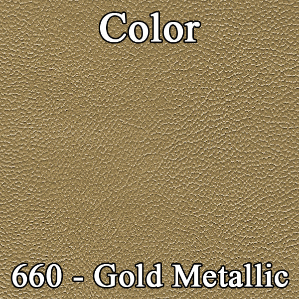 70 CLOTH BENCH - GOLD GEO/GOLD