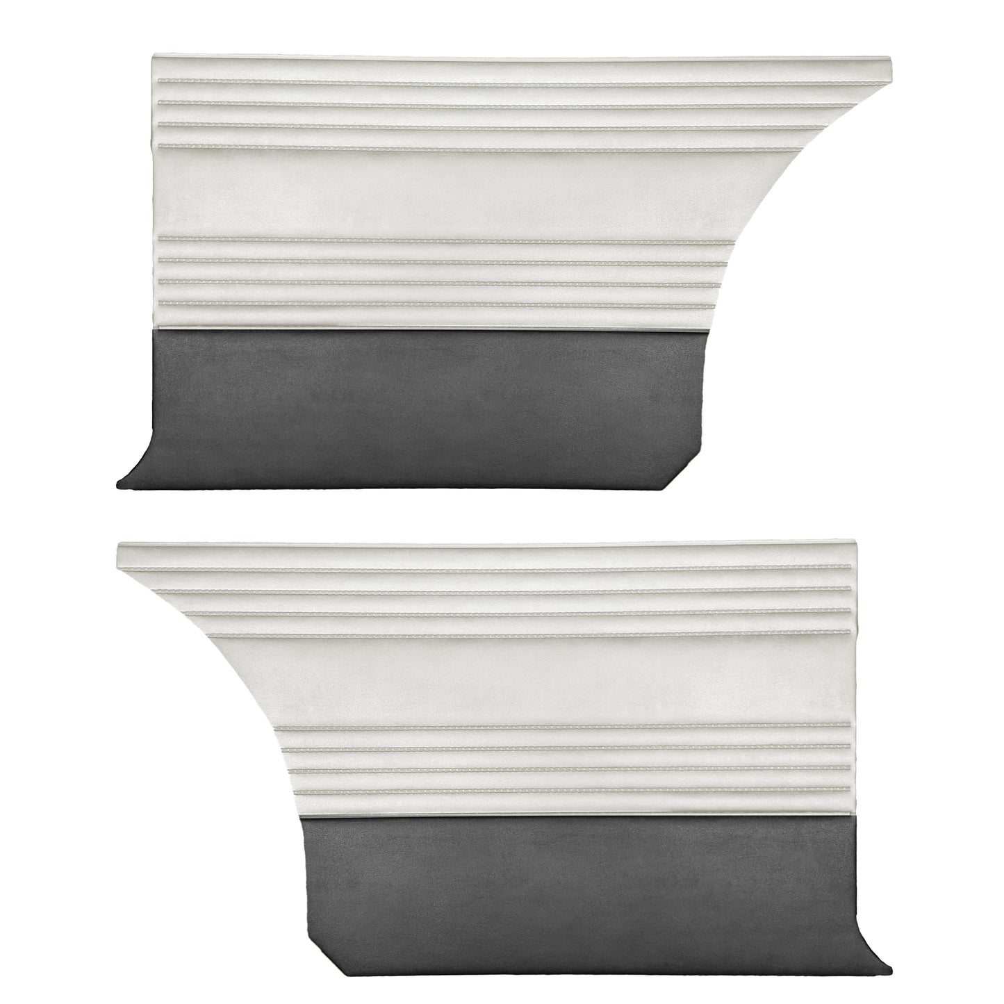 67 CORONET RT/500 HARDTOP REAR PANELS - PEARL WHITE