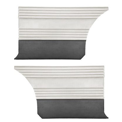 67 CORONET RT/500 HARDTOP REAR PANELS - PEARL WHITE