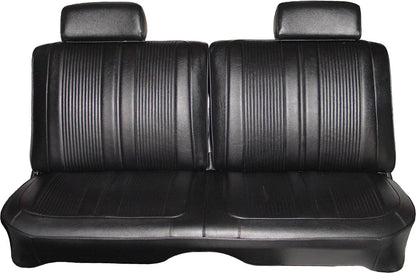 69 CORONET 440/SUPERBEE SPLIT BENCH UPHOLSTERY - BLACK