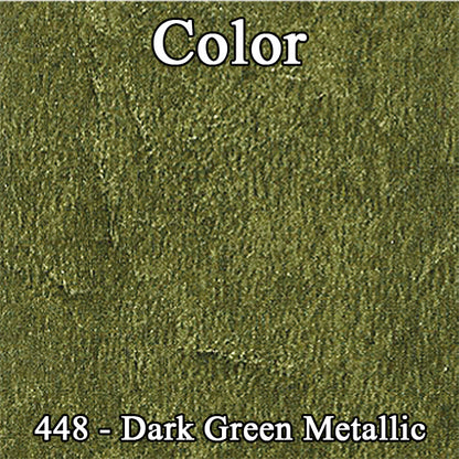 73 CHARGER SE SPLIT BENCH W/ C.A.R. UPHOLSTERY - LSRM METALLIC GREEN/GREEN