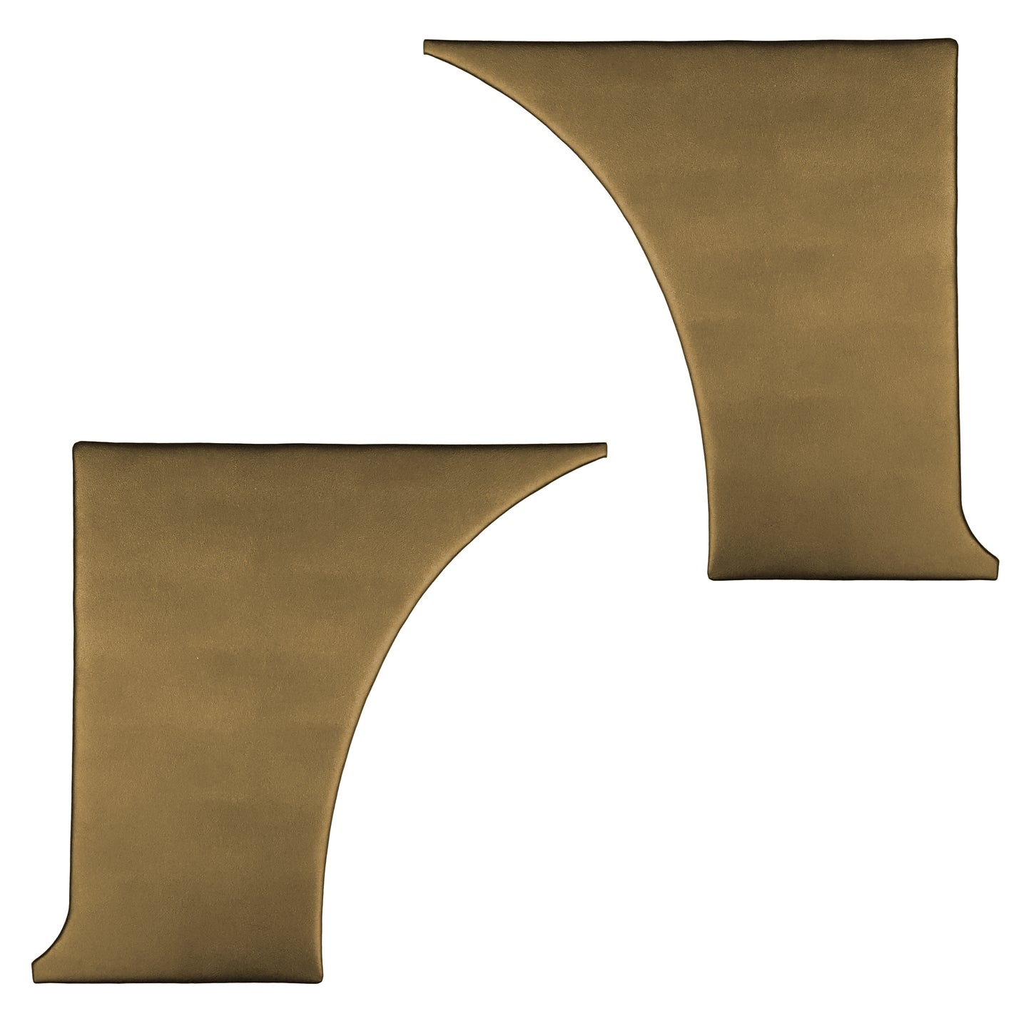 70 AMX REAR QUARTER KICK PANELS - LSRM BROWN
