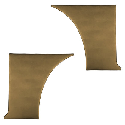 70 AMX REAR QUARTER KICK PANELS - LSRM BROWN