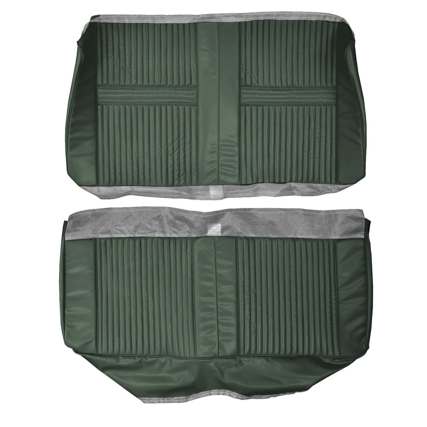 64 CUTLASS/442 HARDTOP REAR UPHOLSTERY - GREEN