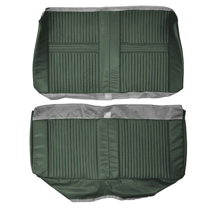64 CUTLASS/442 HARDTOP REAR UPHOLSTERY - GREEN